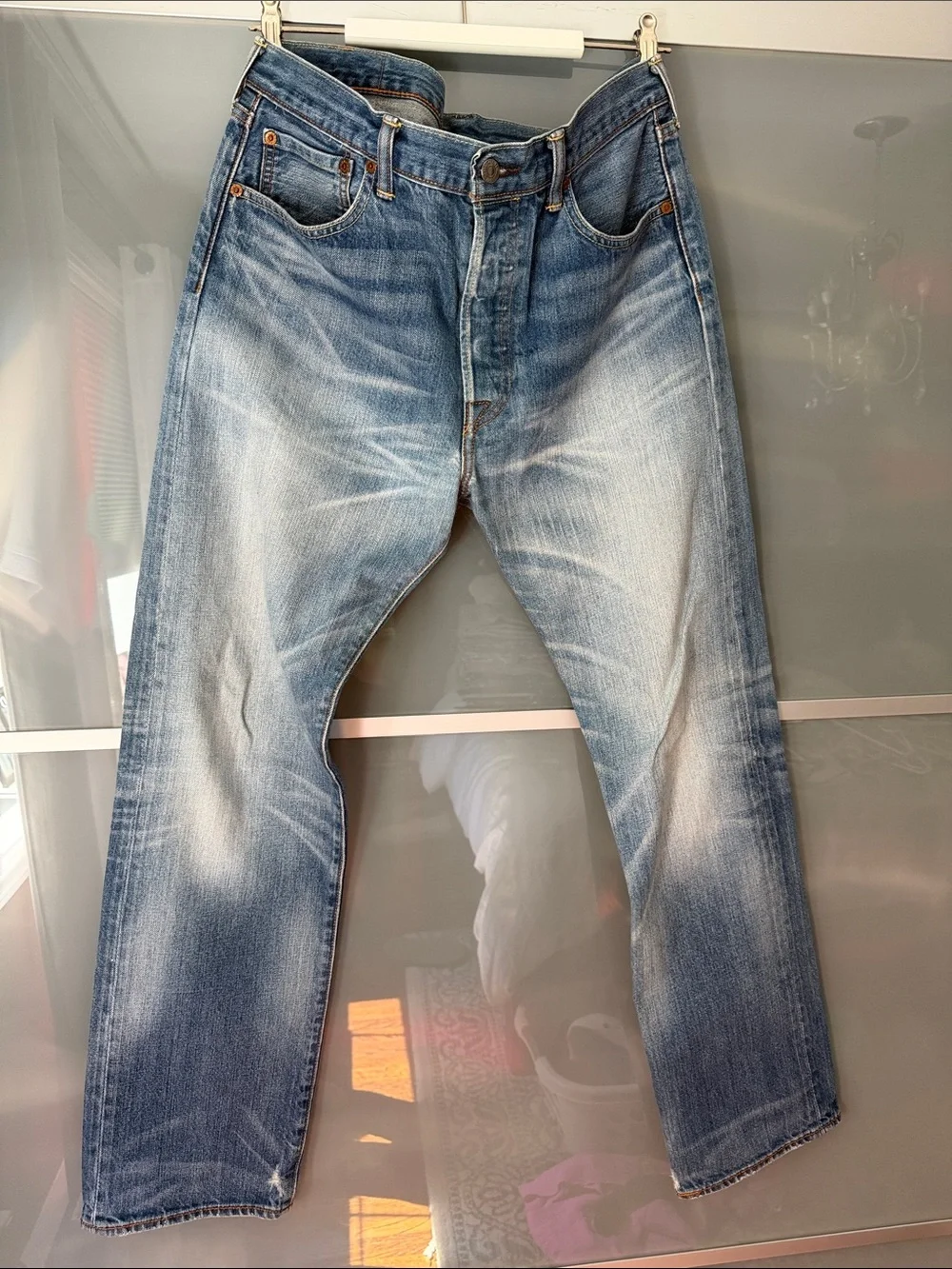 Levi's Men's Light Blue Relaxed Fit Jeans